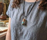 Nightveil & Protection Intention Spell Jar Necklace